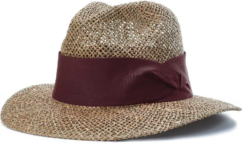 Richardson 822 Straw Safari Hats - Maroon