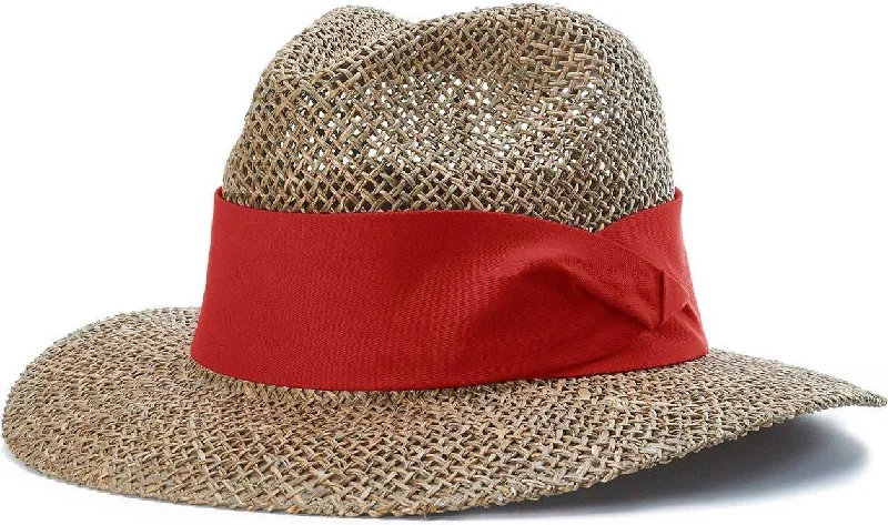 Richardson 822 Straw Safari Hats - Red