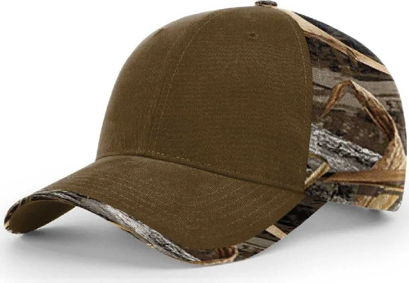 Richardson 844 Duck Cloth Front W/ Camo Back Caps- Realtree Max-5