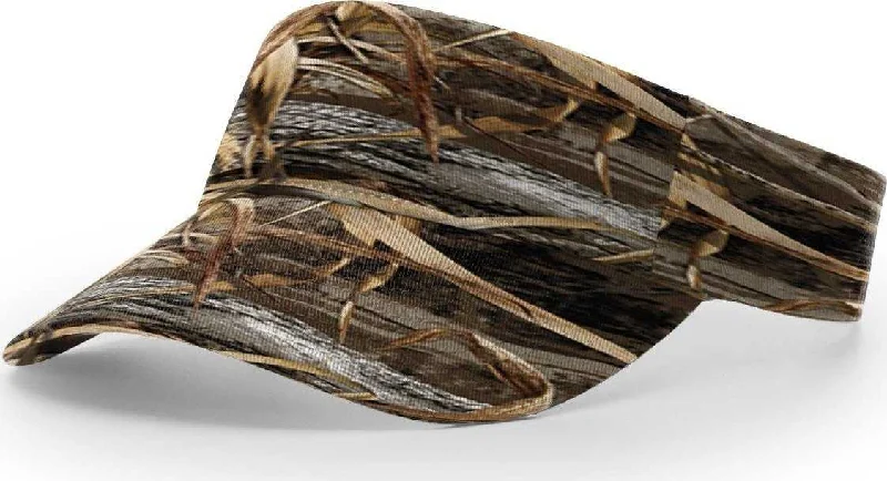 Richardson 848 Twill Camo Visors - Realtree Max5 Black