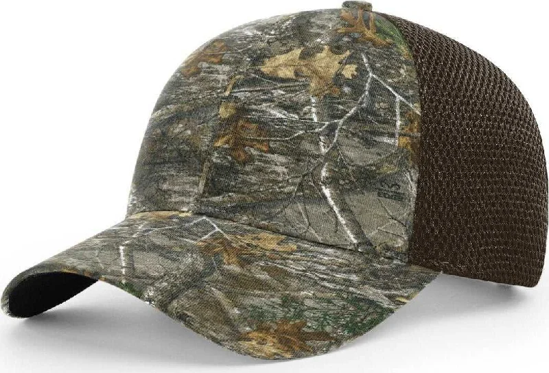 Richardson 855 Camo Airmesh R-Flex Caps- Realtree Edge Brown