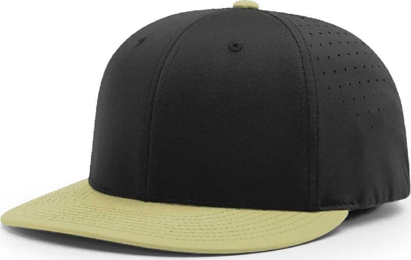 Richardson PTS30 Lite R-Flex Cap - Black Vegas Gold