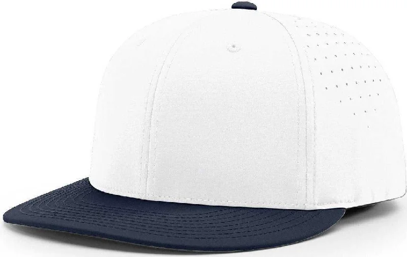 Richardson PTS30 Lite R-Flex Cap - White Navy