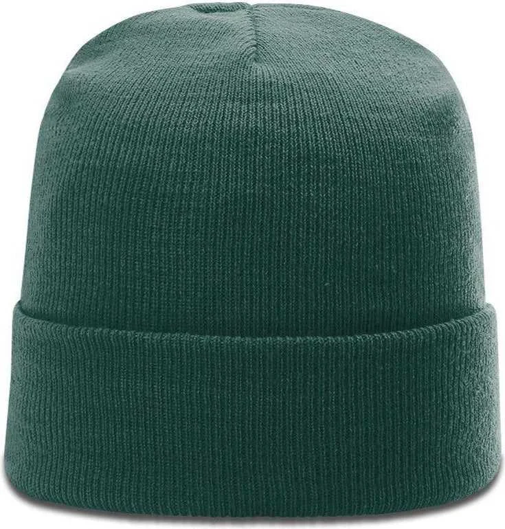 Richardson R18 Solid Beanies with Cuff - Dark Green