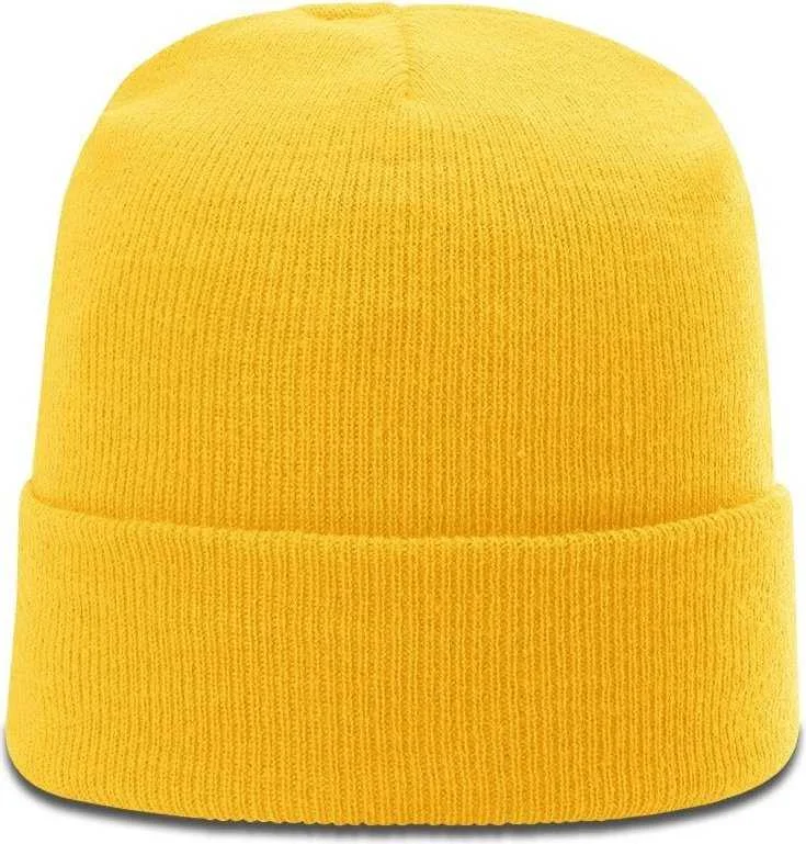 Richardson R18 Solid Beanies with Cuff - Gold