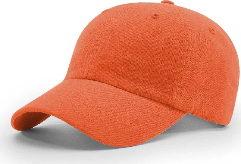 Richardson R55 Garment Washed Twill Caps- Mango