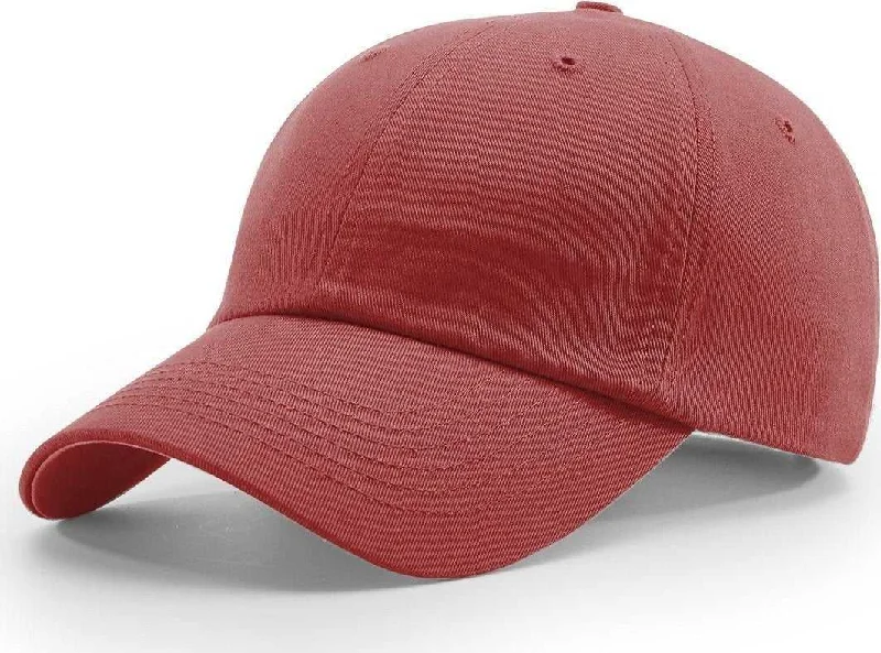 Richardson R65 Relaxed Twill Caps- Cardinal