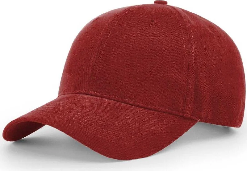 Richardson R75 Casual Twill Caps- Cardinal