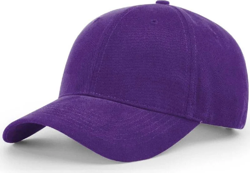 Richardson R75 Casual Twill Caps- Purple