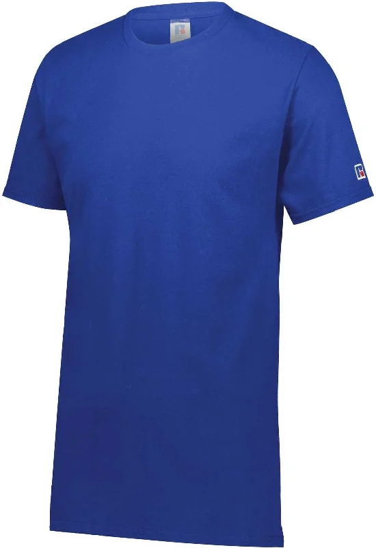 Russell 600M Cotton Classic Tee - Royal