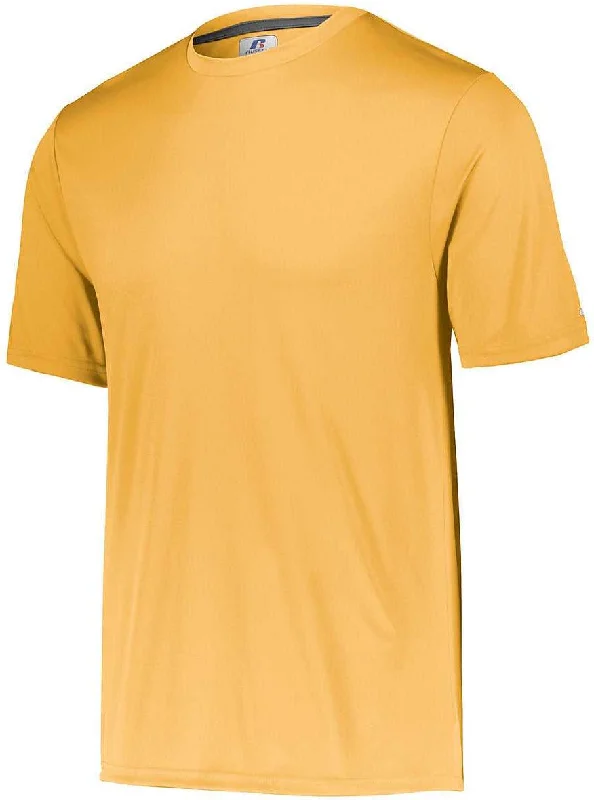 Russell 629X2M Dri-Power Core Performance Tee - Gold