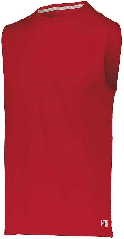 Russell 64MTTM Essential Muscle Tee - True Red