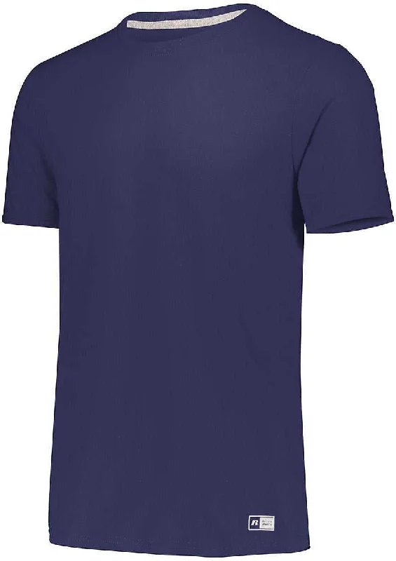 Russell 64STTM Essential Tee - Vintage Heather Navy