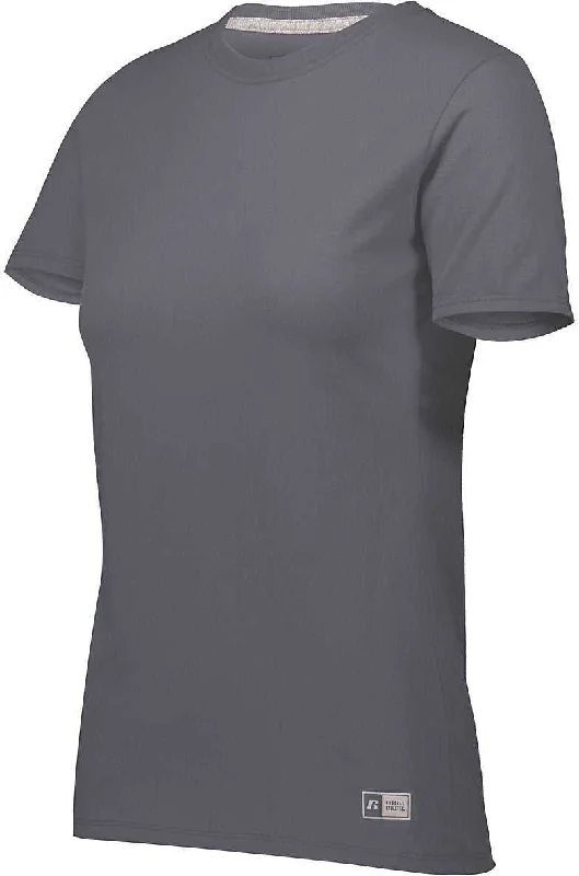 Russell 64STTX Ladies Essential Tee - Black Heather