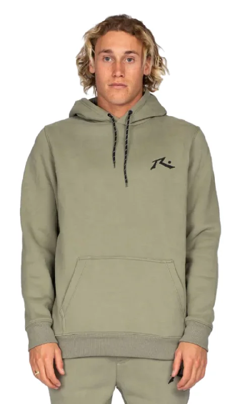 Rusty Competition Mens Fleece Hoodie Savanna