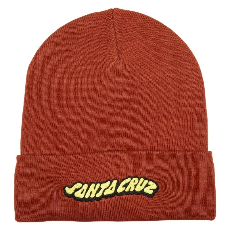 Santa Cruz Beanie Comic Strip Dark Rust - O/S