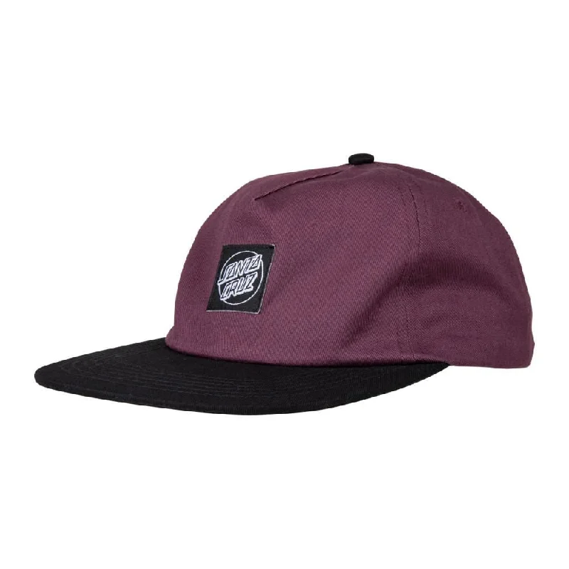 Santa Cruz Cap Opus Dot Label Purple - O/S