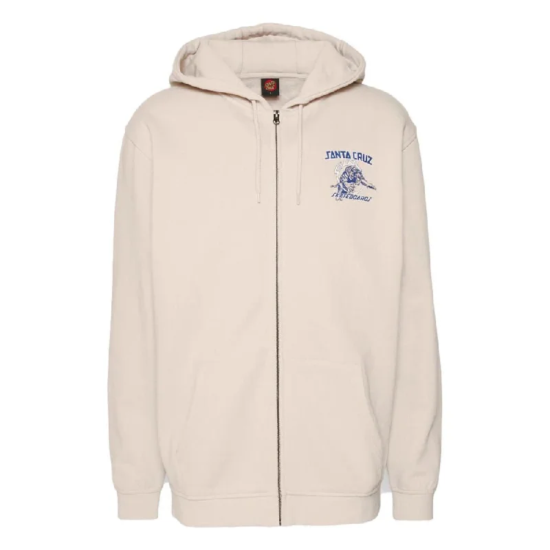 Santa Cruz Hood Salba College Tiger Zip Hood - Oat