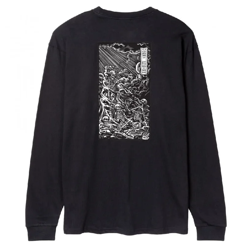 Santa Cruz L/S T-Shirt OBrien Purgatory Back - Black