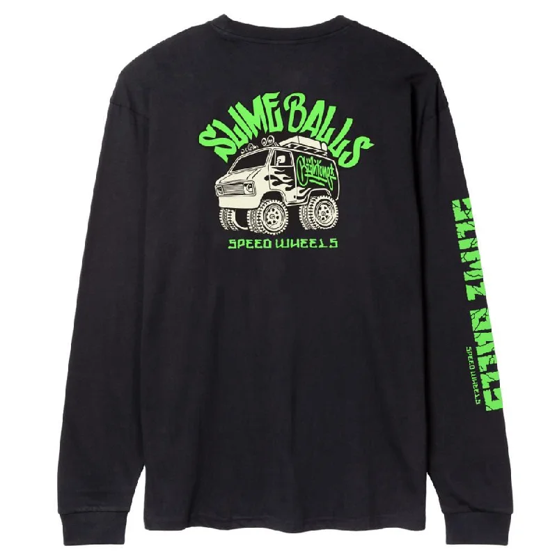 Santa Cruz Longsleeve T-Shirt Mike Giant Van L/S T-Shirt - Black