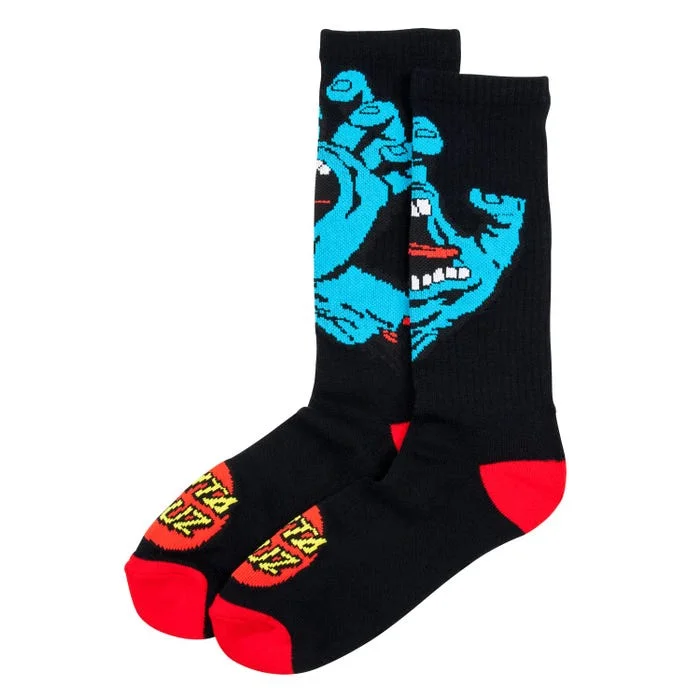 Santa Cruz Screaming Hand Socks - Black