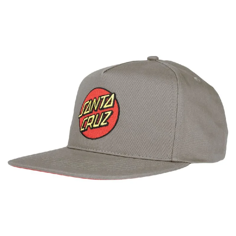 Santa Cruz Snapback Classic Dot Stone Grey - O/S