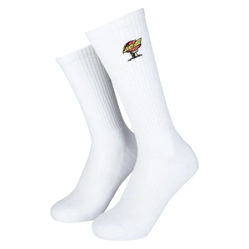 Santa Cruz Sock Winkowski Alien Creep White - 8-11