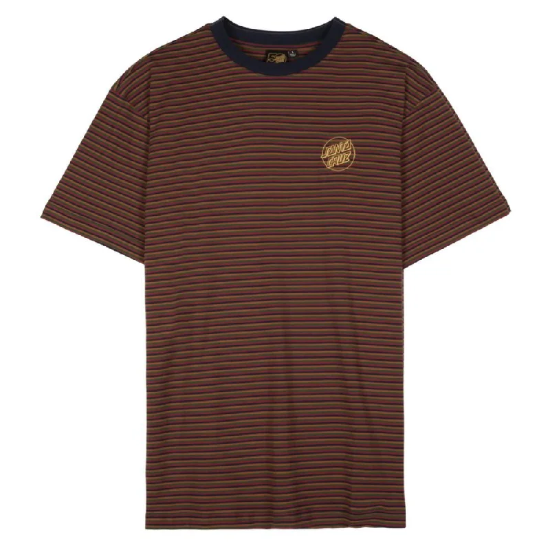 Santa Cruz T-Shirt 50th Opus Dot Chest T-Shirt - Multi Stripe