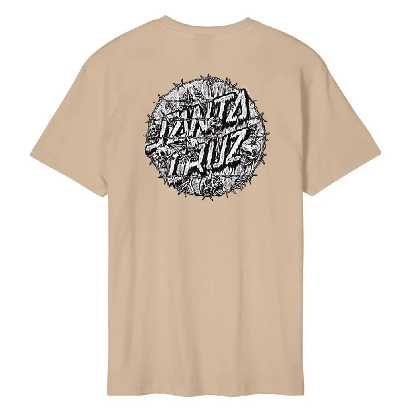 Santa Cruz T-Shirt Abyss Dot T-Shirt - Sandstone