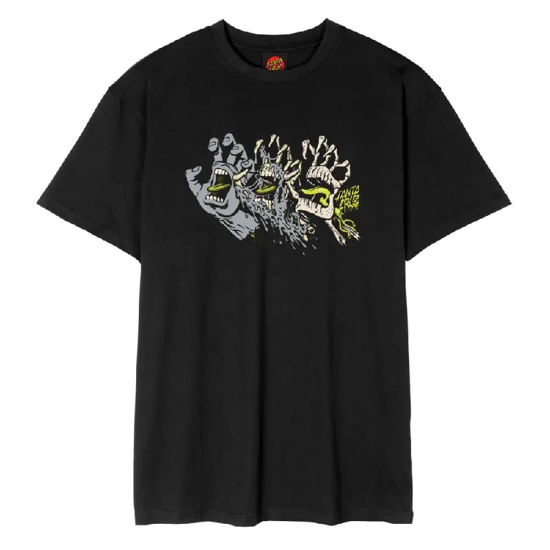 Santa Cruz T-Shirt Evolved Hand Front - Black