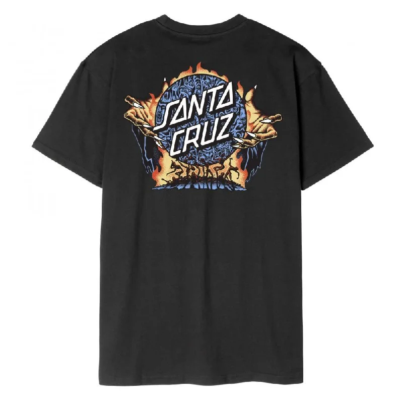 Santa Cruz T-Shirt Knox Firepit Dot - Black