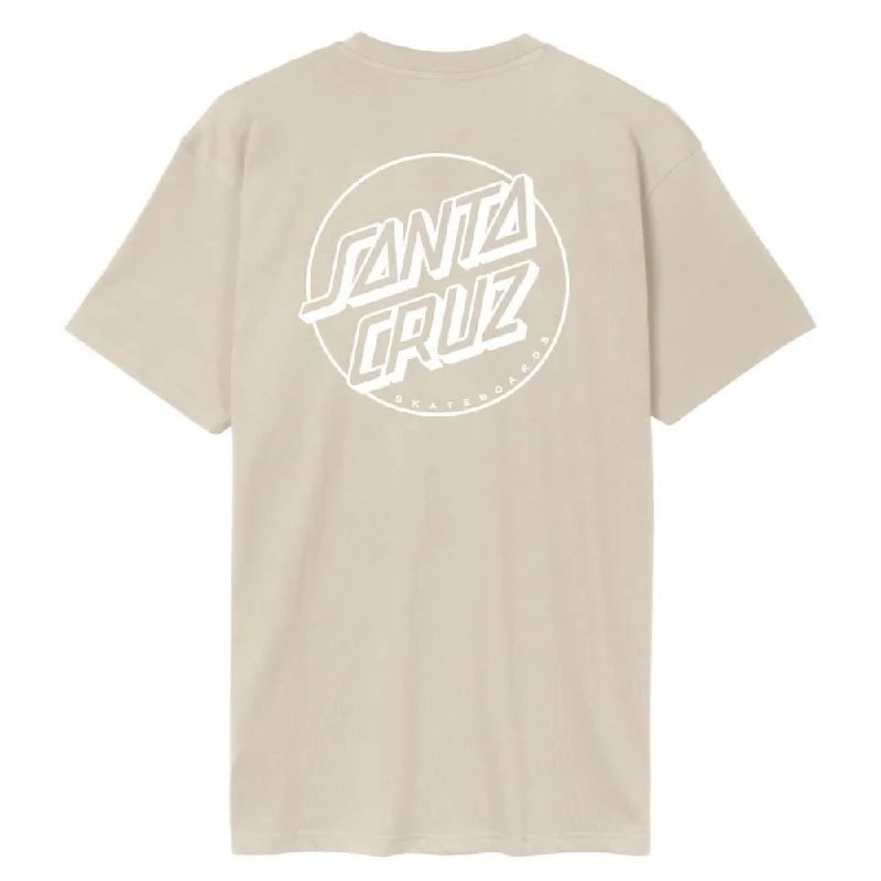 Santa Cruz T-Shirt Opus Dot Stripe - Chalk