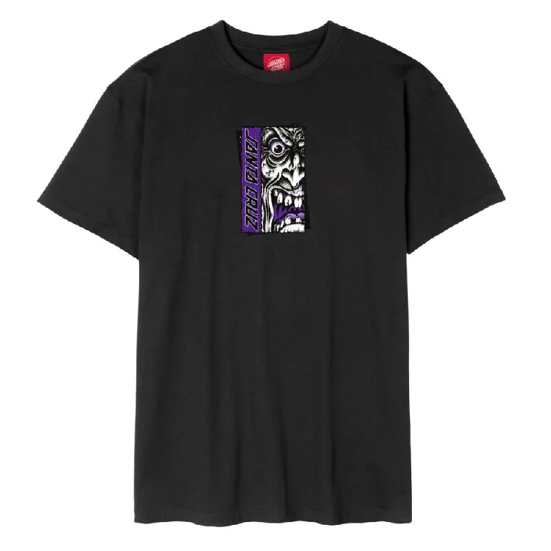 Santa Cruz T-Shirt Roskopp Rigid Face Front - Black