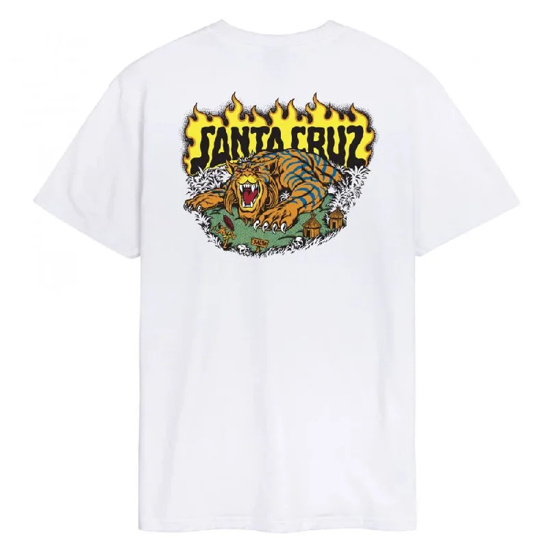 Santa Cruz T-Shirt Salba Tiger Redux - White