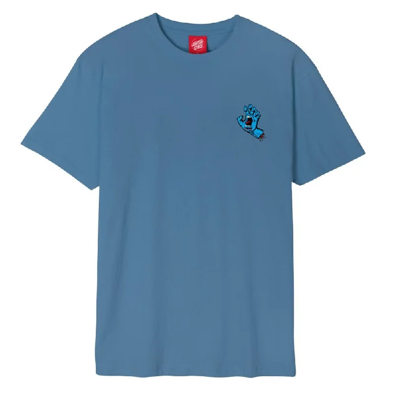 Santa Cruz T-Shirt Screaming Hand Chest - Dusty Blue