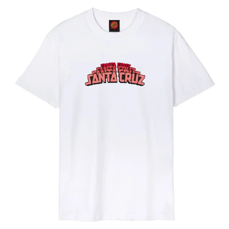 Santa Cruz T-Shirt Trails Arch Strip T-Shirt - White