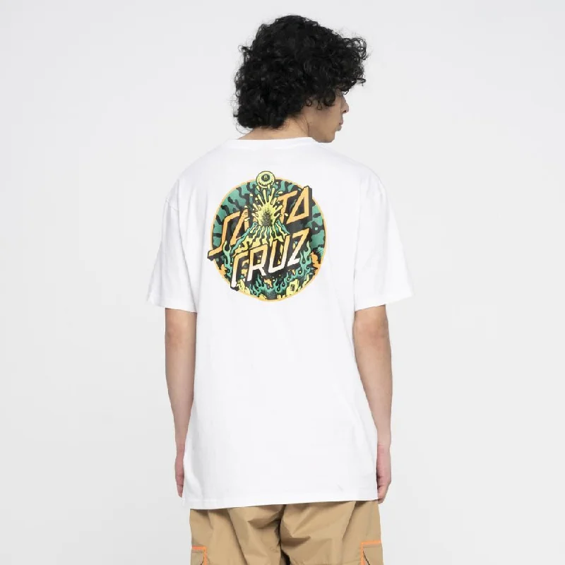 Santa Cruz T-Shirt Winkowski Volcano Dot T-Shirt - White