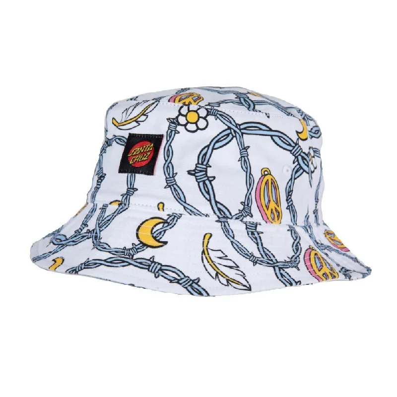 Santa Cruz Womens Hat Barbed Repeat Bucket Hat - Multi