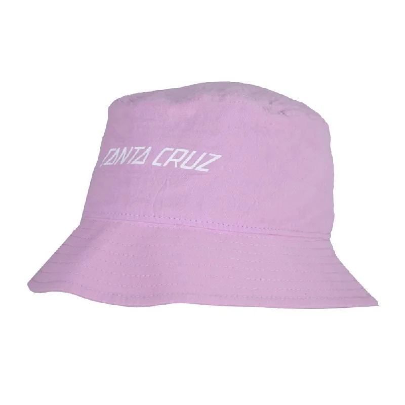 Santa Cruz Womens Hat Strip Cargo Bucket Hat - Orchid