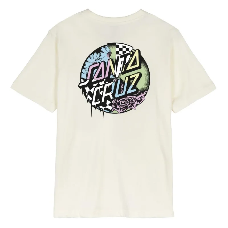 Santa Cruz Women's T-Shirt Fusion Dot Pop T-Shirt - Off White