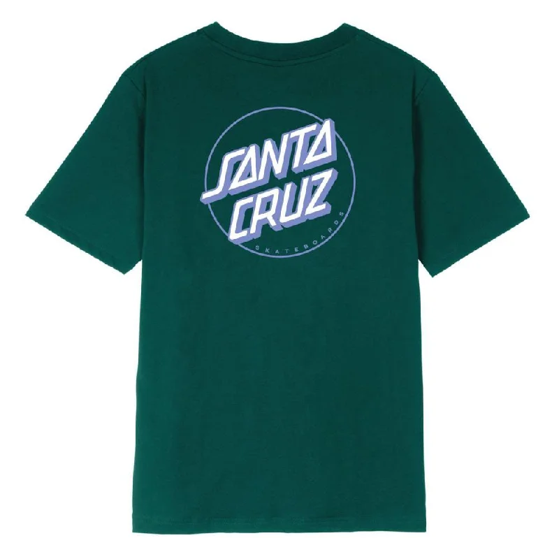 Santa Cruz Womens T-Shirt Partial Dot - Emerald