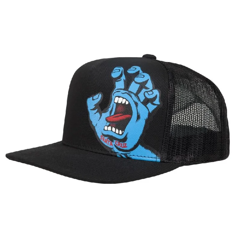 Santa Cruz Youth Cap Youth Screaming Hand Cap - Black