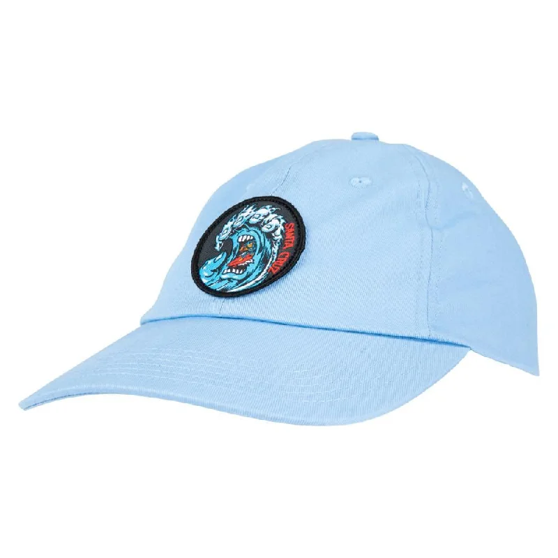 Santa Cruz Youth Cap Youth Screaming Wave Cap Sky Blue - O/S