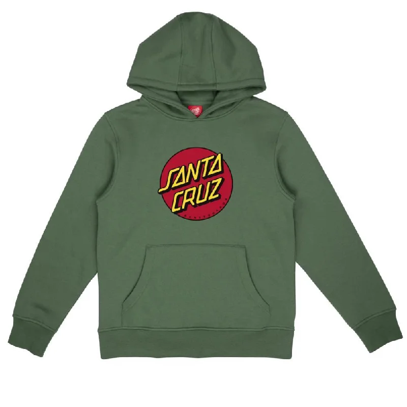 Santa Cruz Youth Hood Youth Classic Dot Hood - Sage