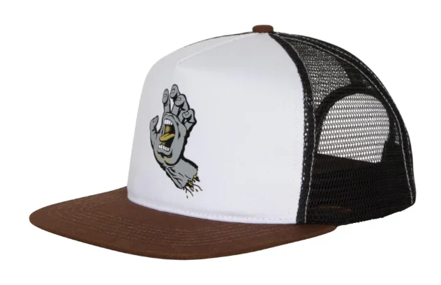 Screaming Hand Trucker  | White/Black/Brown