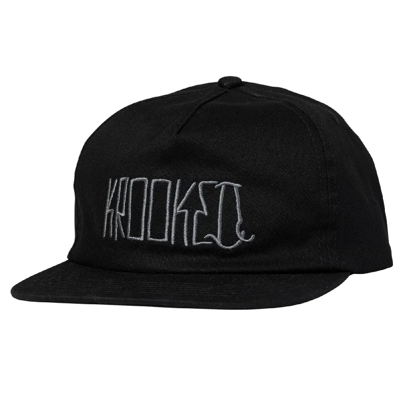 Side Eyes Snapback | Black