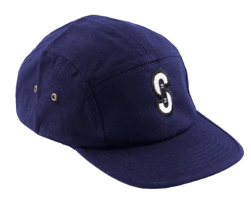 Skatewarehouse Skate Camper 5 Panel Cap Hat - Navy