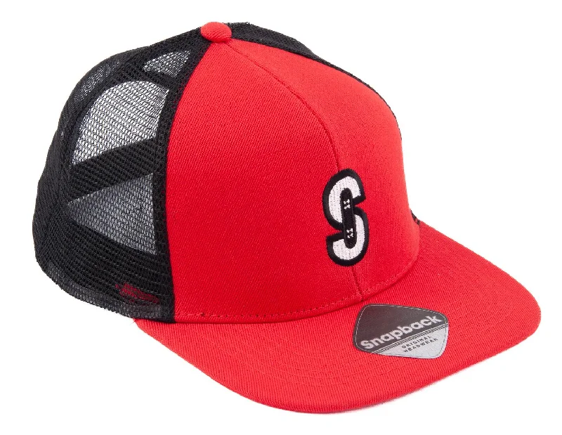 Skatewarehouse Skate Trucker Cap Hat - Red