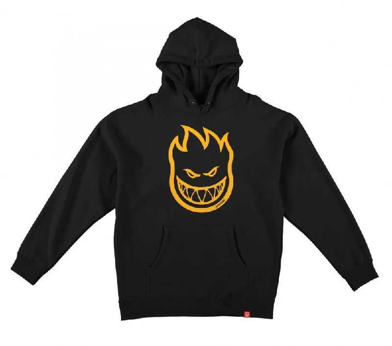 Spitfire Hoody Bighead - Black / Gold