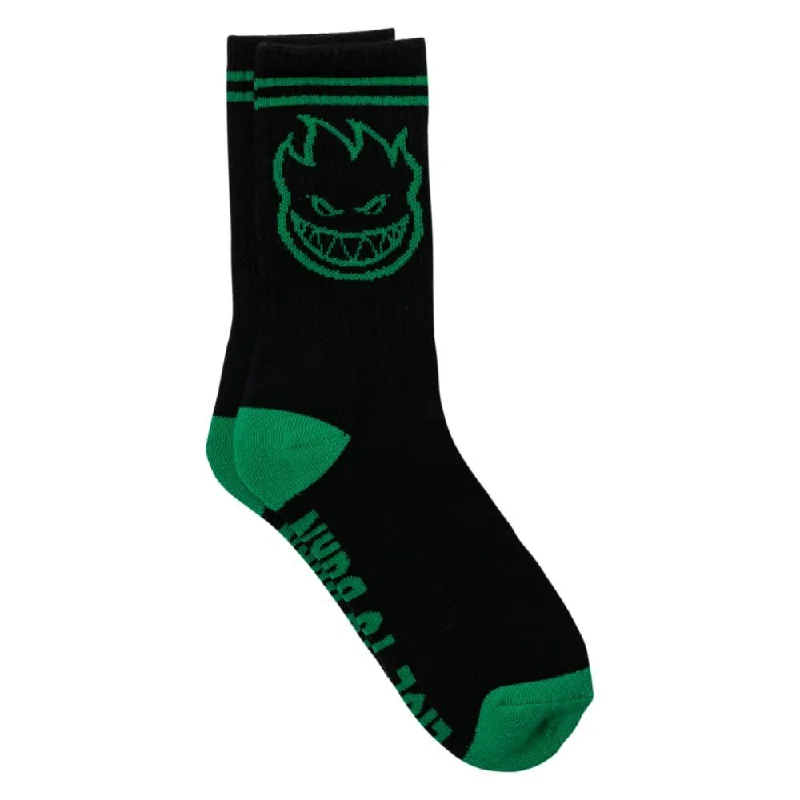 Spitfire Socks Bighead Black / Green - O/S